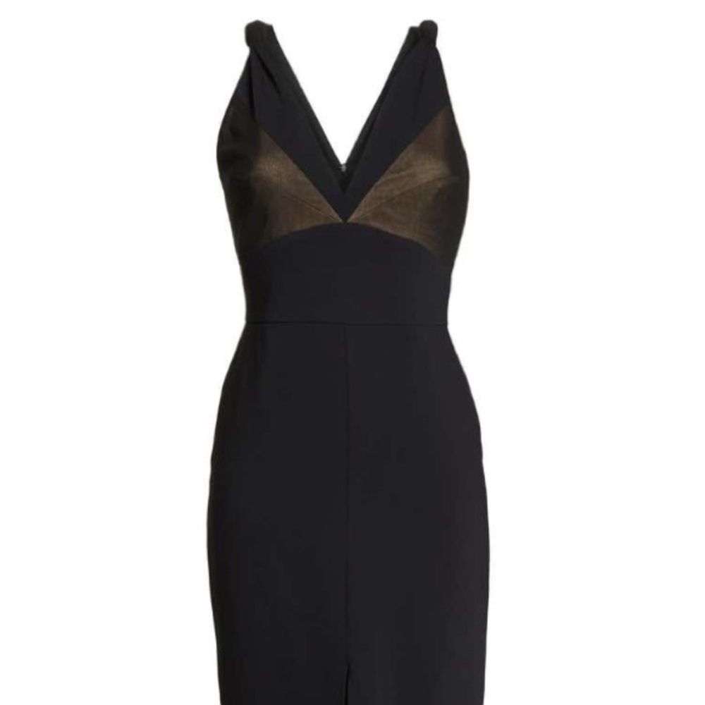 Deep v Harlen cocktail dress Sz med